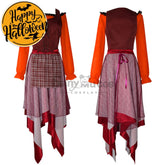 【In Stock】Movie Hocus Pocus Cosplay Mary Sanderson Costume Costumes